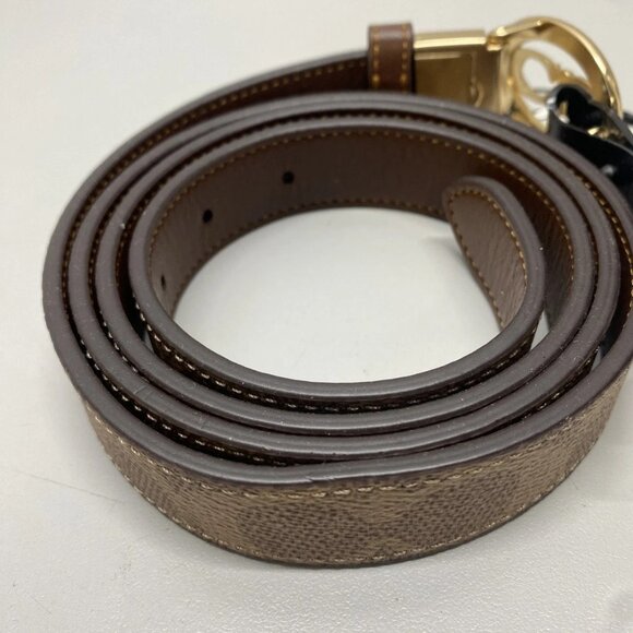 Coach Signature Buckle Cut-to-Size Belt – One Size (NWT) - Picture 7 of 9